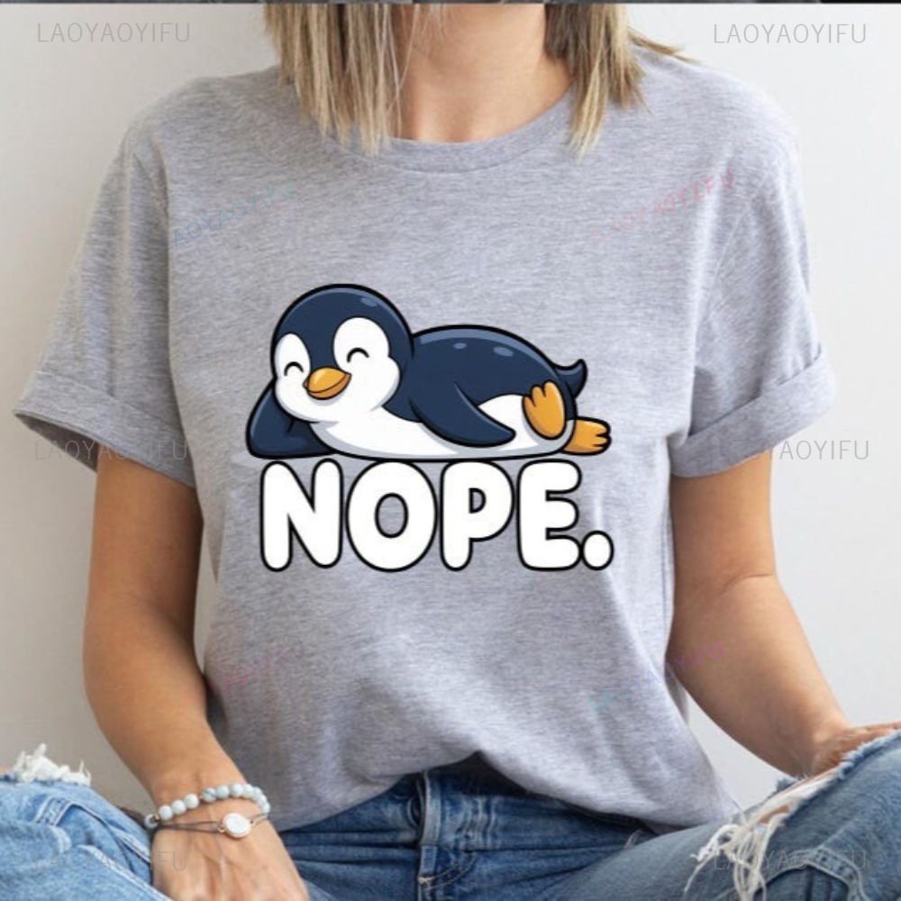 Women'S Fashion Graphic Tees - Divertente amante degli animali grafica Nope