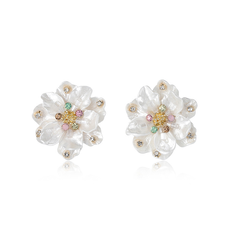 Women Fashion Nz - Nuovi Orecchini a Petalo con Conchiglia,