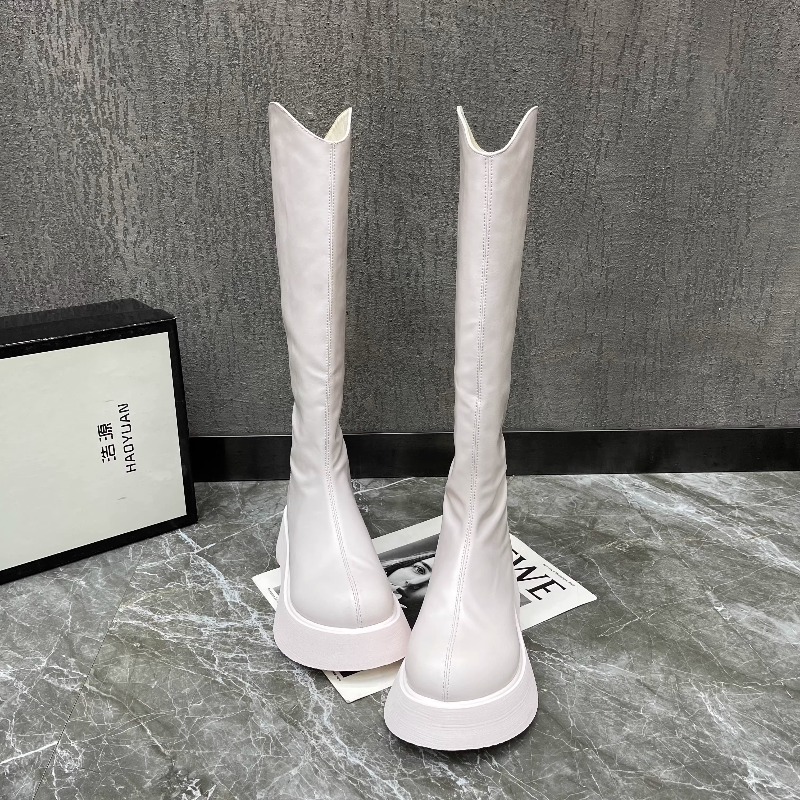 Women'S Fashion Knee High Boots - Nuovi stivali alti antiscivolo con piattaforma