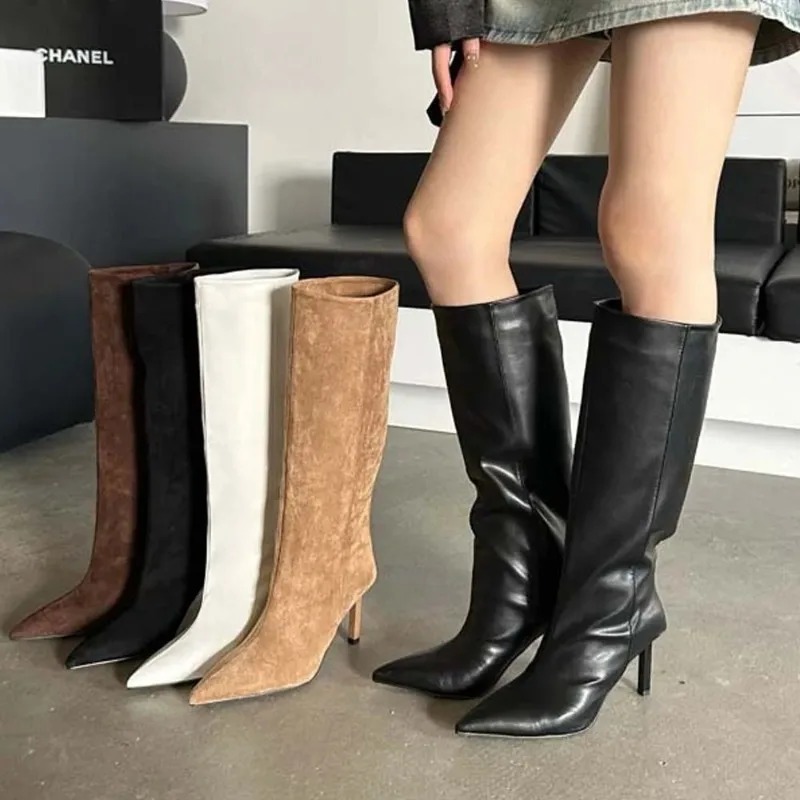 Women'S Fashion Knee High Boots - Stivali lunghi da donna di lusso