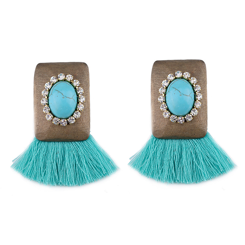 Women'S Fashion E Commerce - Orecchini con frange di diamanti in