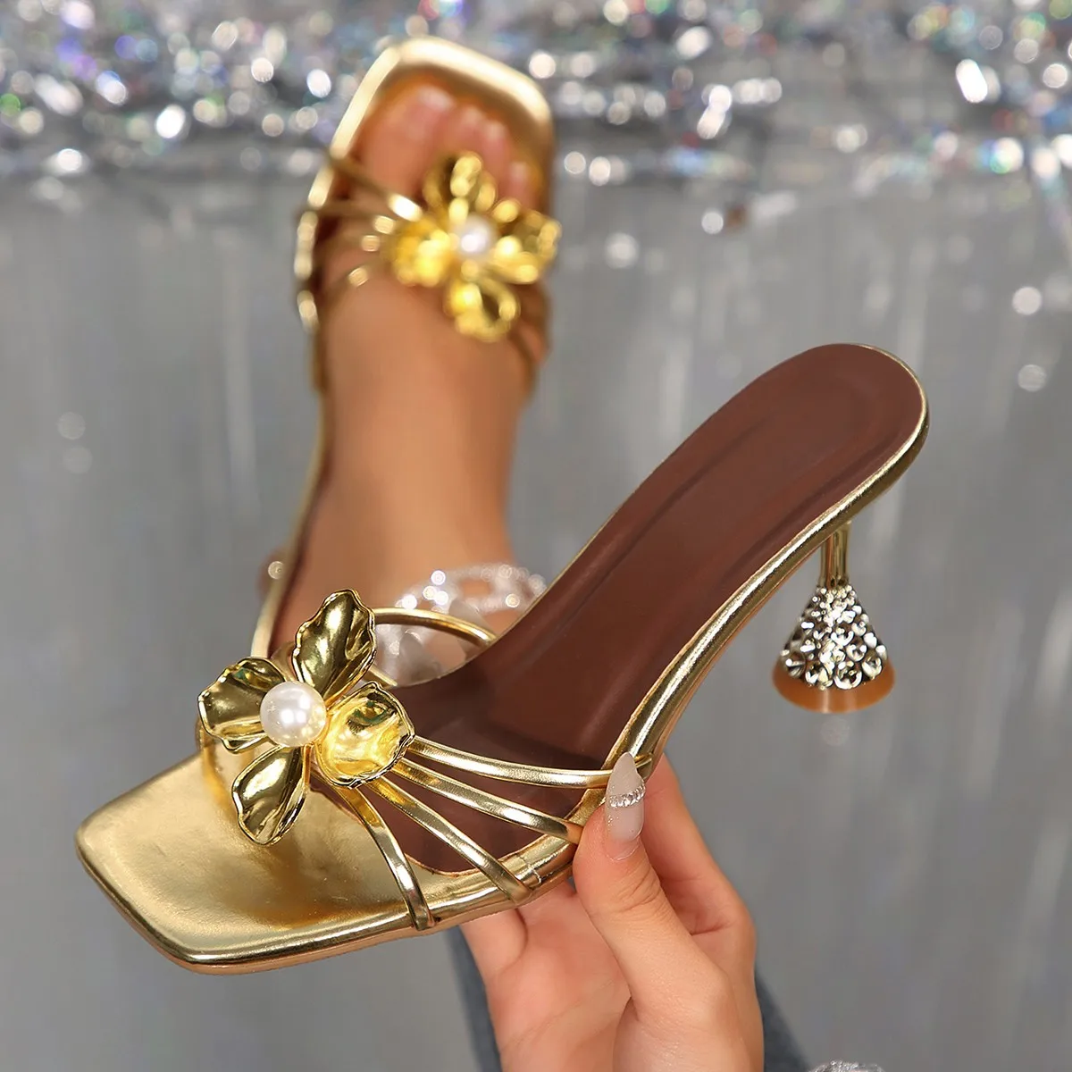 Women Fashion Ideas - Sandali Vintage con Tacco a Cono