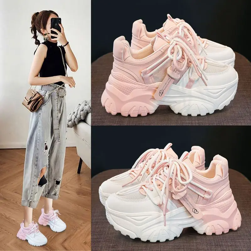 Women'S Fashion Tennis Shoes - Scarpe da Donna Casual Primaverili Sneakers