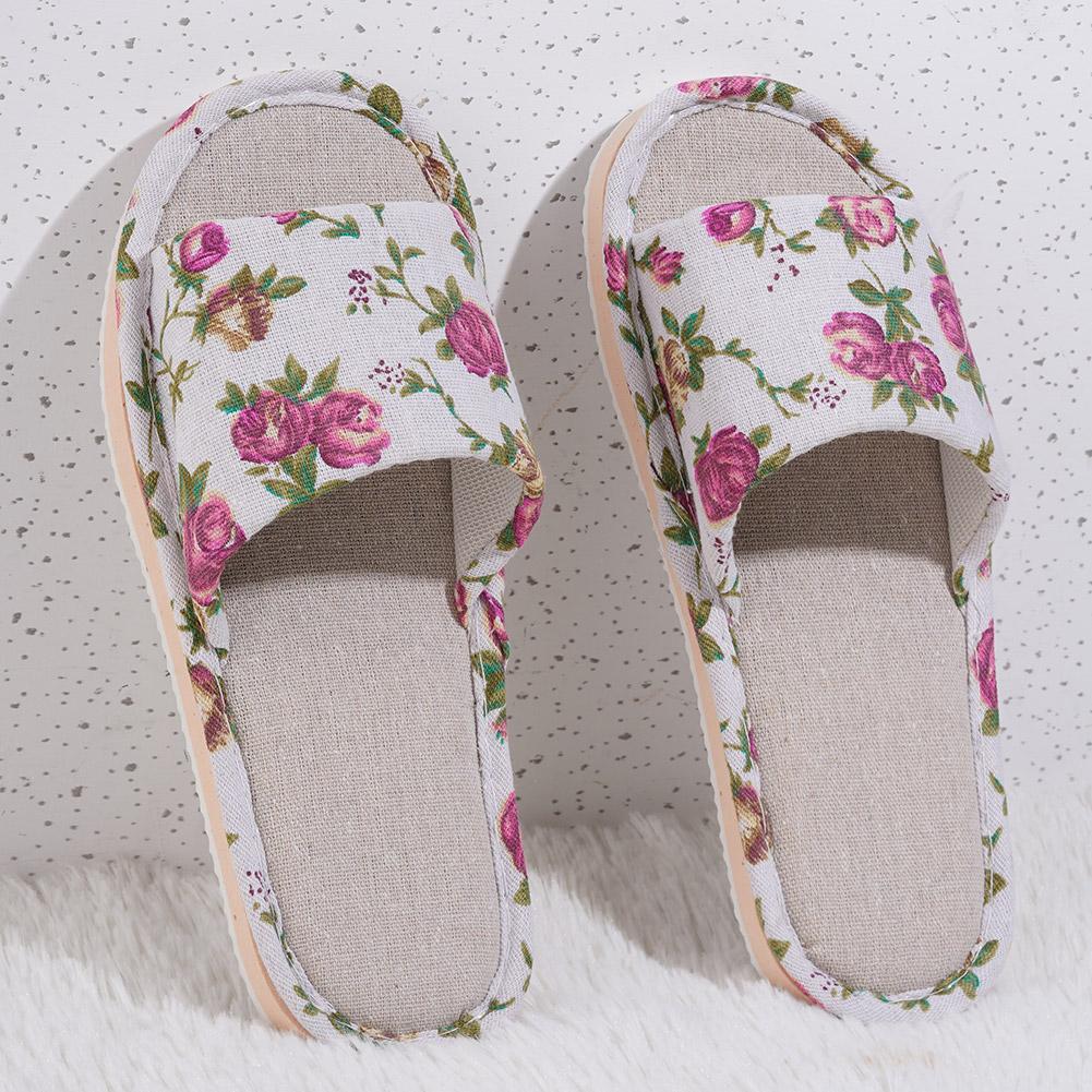 Women'S Fashion Sandals - Ciabatte Comode in Lino, Pantofole Casual