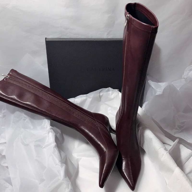 Women'S Fashion Knee High Boots - Autunno nuovi stivali moda a spillo