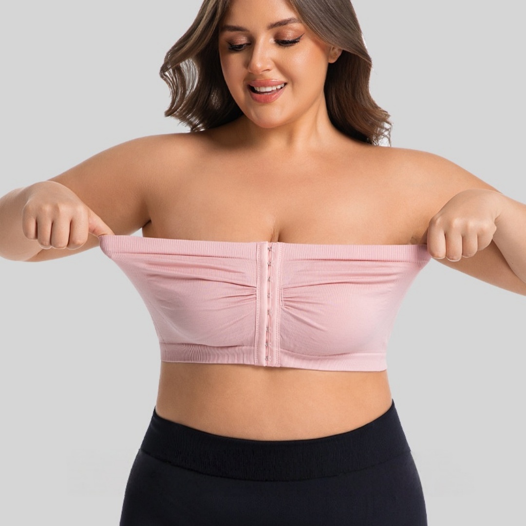 Bra Top Seamless - Reggiseno a fascia senza spalline da