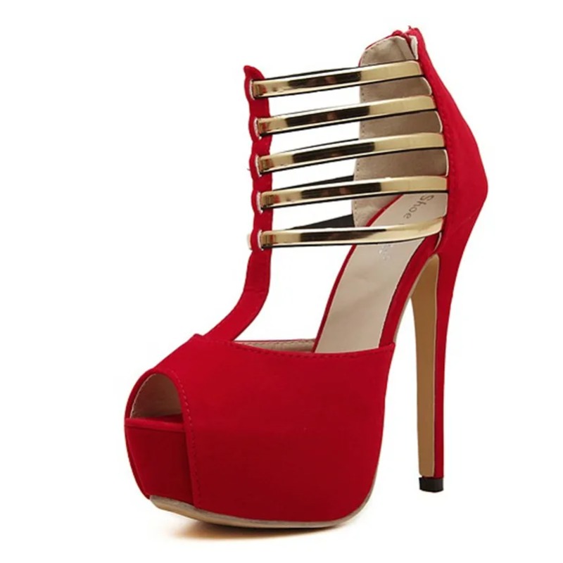 Women Fashion Model - Scarpe da Donna 13CM, Sandali Sexy