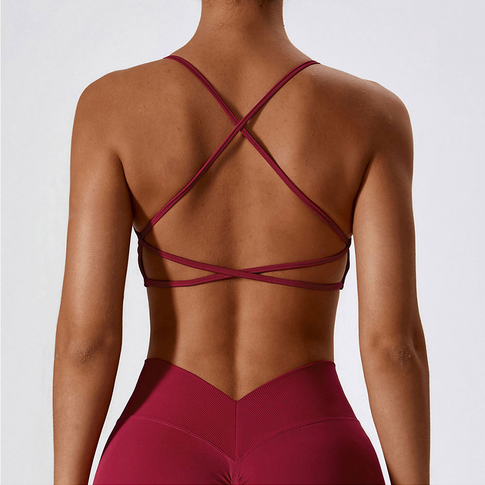Bra Top Seamless - Reggiseno sportivo da donna con cinturino
