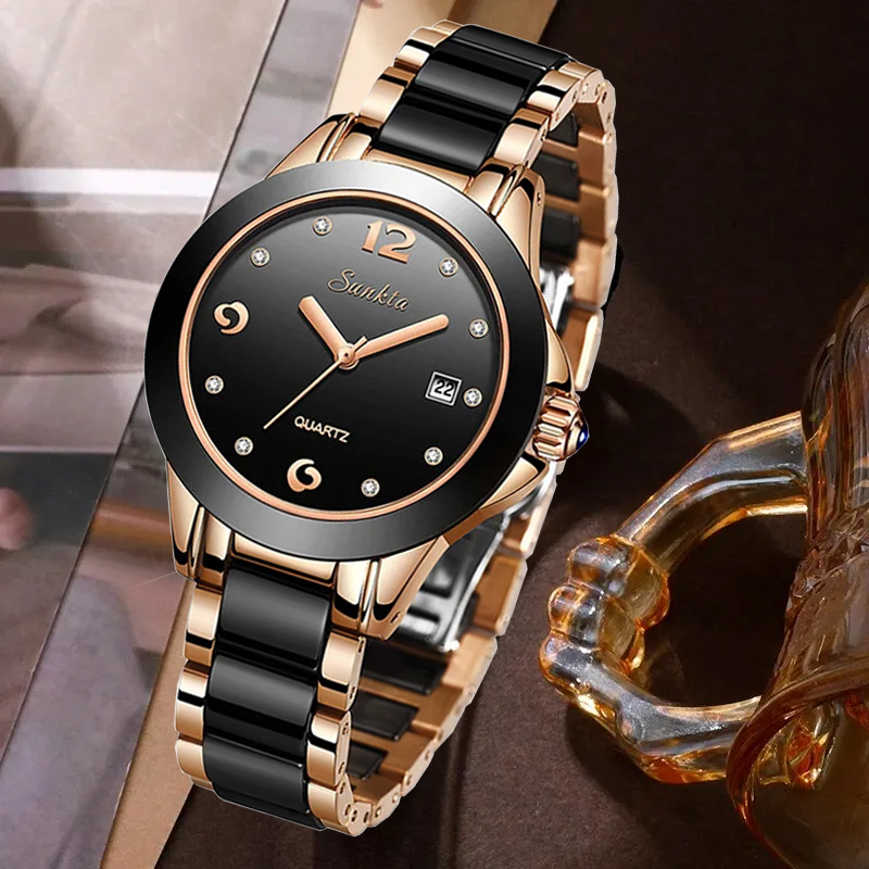 Fashion Women Watches - LIGE Sunkta Orologi da donna eleganti