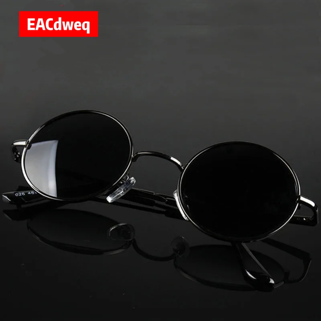 Women'S Fashion Eyeglass Frames - Occhiali da Sole Rotondi Retrò Vintage