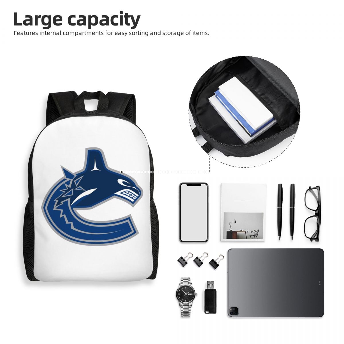 Eel Hockey Vancouver Canucks M - Women'S Fashion Vancouver recensione e prezzo