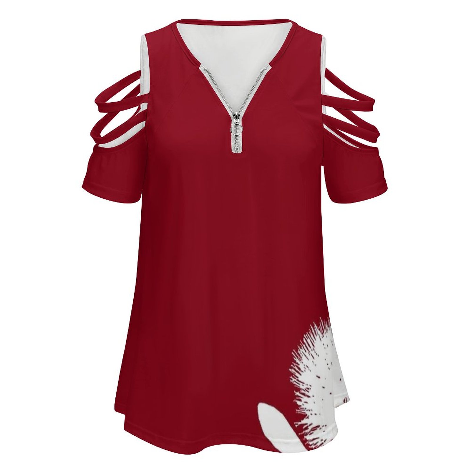 Pohutukawa-Bianco su rosso Don - Women Fashion Nz recensione e prezzo