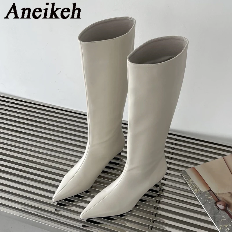 Aneikeh 2026 Moda Sexy A Punta - Women'S Fashion Knee High Boots recensione e prezzo