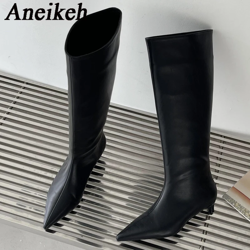Aneikeh 2026 Moda Sexy A Punta - Women'S Fashion Knee High Boots recensione e prezzo