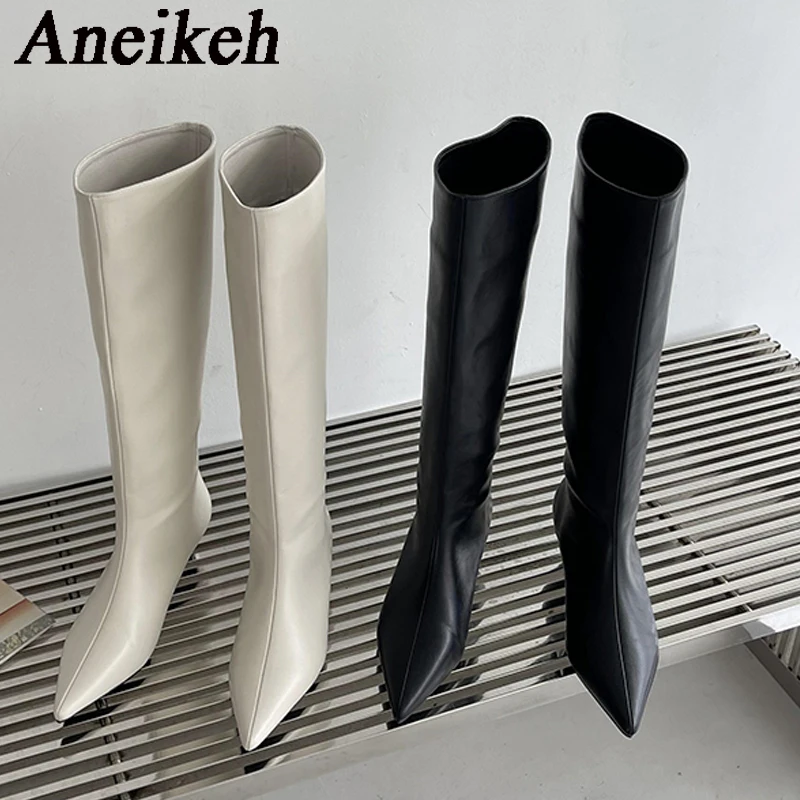 Aneikeh 2026 Moda Sexy A Punta - Women'S Fashion Knee High Boots recensione e prezzo
