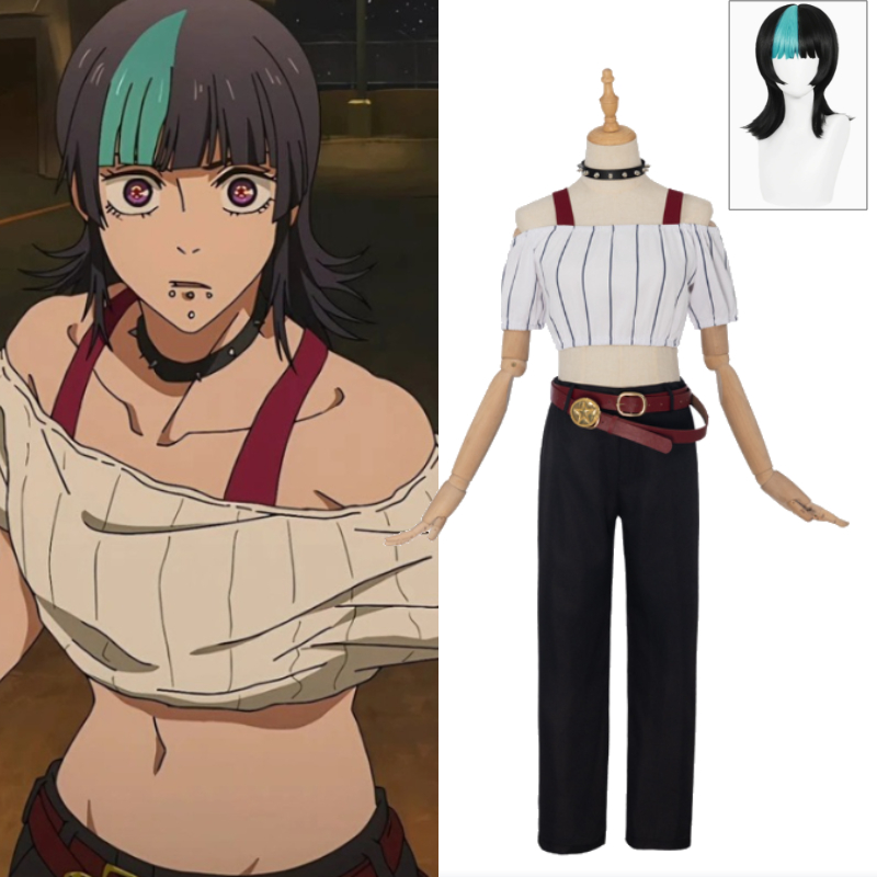 Costume Cosplay Kirara Jujutsu - Off Shoulder Top recensione e prezzo