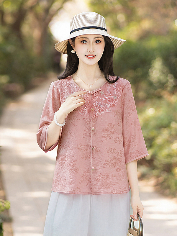 Nuova Camicia Ricamata in Stil - Women Fashion Over 60 recensione e prezzo
