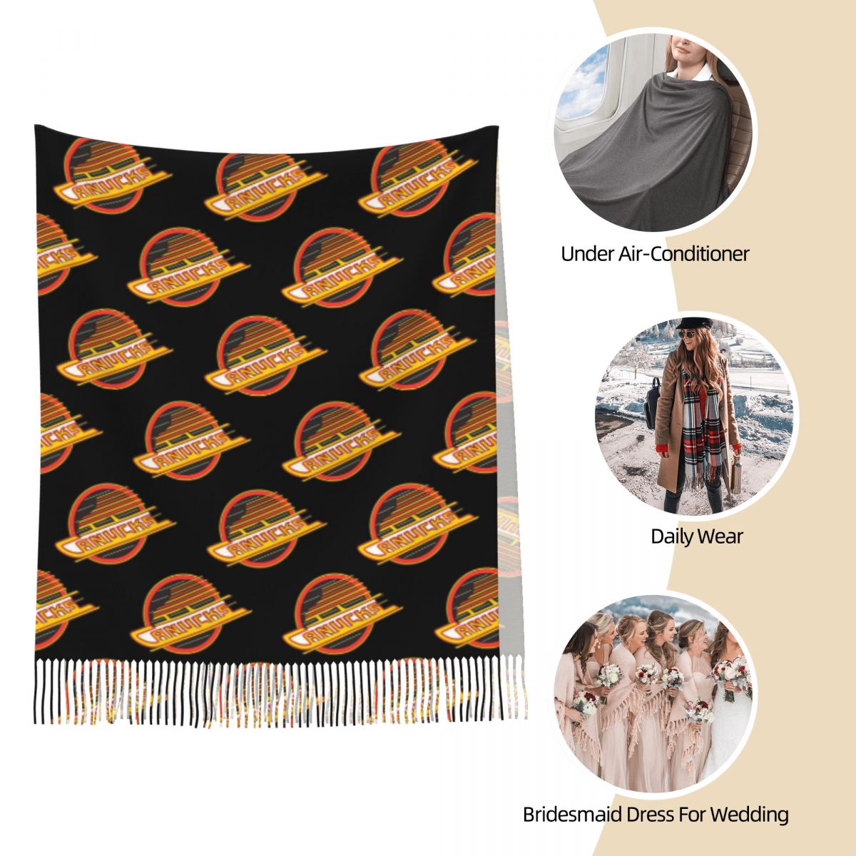 Vancouver Hockey - Sciarpa da  - Women'S Fashion Vancouver recensione e prezzo