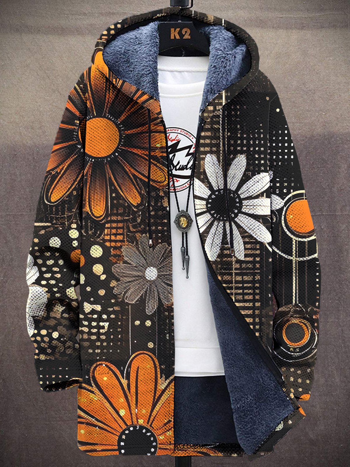 Cardigan Unisex con Stampa Flo - Longline Cardigan Knit recensione e prezzo