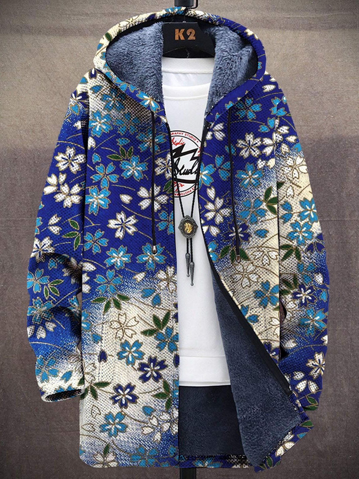 Cardigan Unisex con Stampa Flo - Longline Cardigan Knit recensione e prezzo