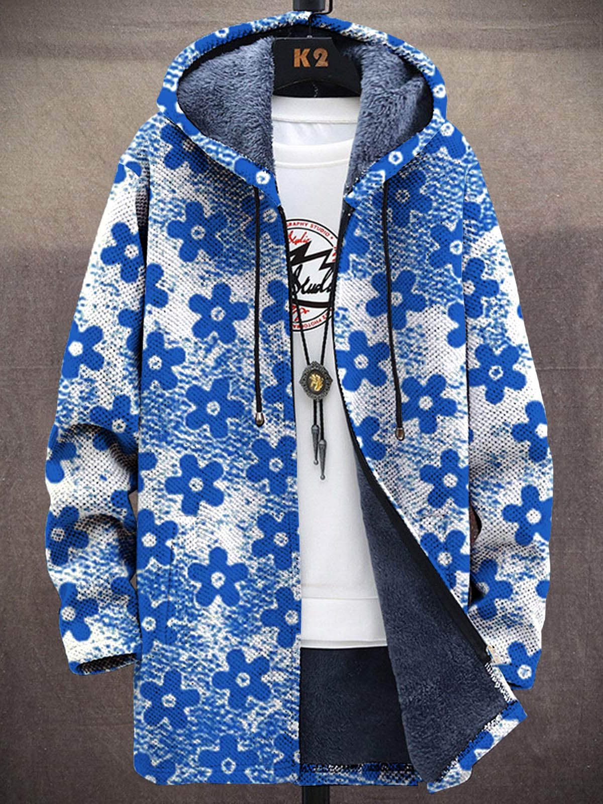 Cardigan Unisex con Stampa Flo - Longline Cardigan Knit recensione e prezzo