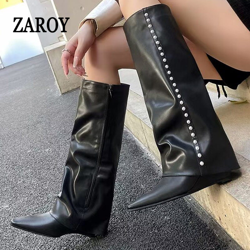 ZAROY Stivali da Donna Inverna - Women'S Fashion Knee High Boots recensione e prezzo
