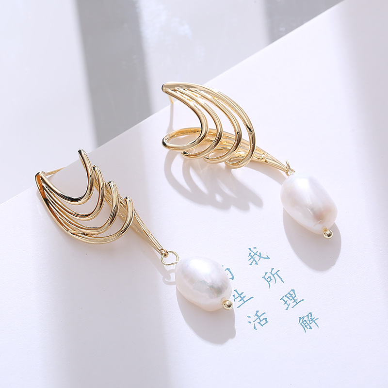 Orecchini di perle irregolari  - Women Fashion Nz recensione e prezzo