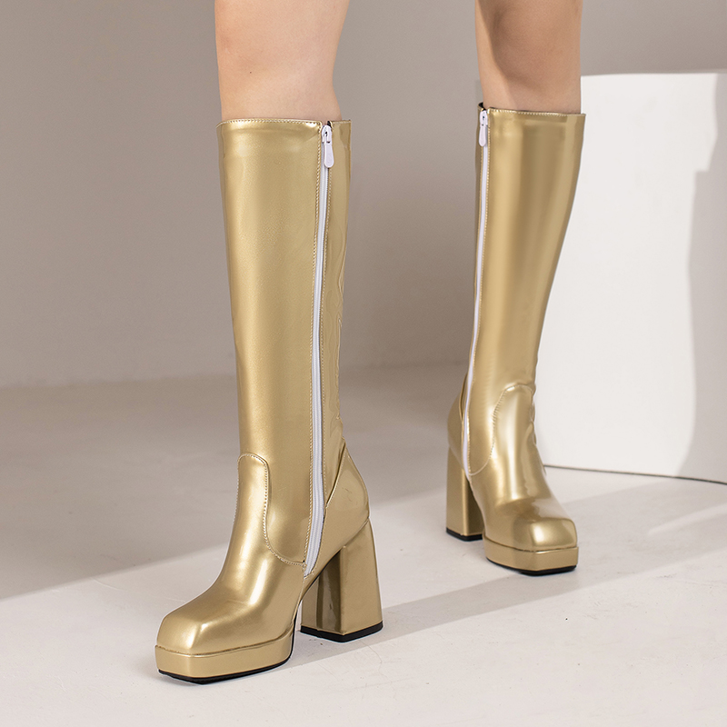 Stivali alti al ginocchio con  - Women'S Fashion Knee High Boots recensione e prezzo