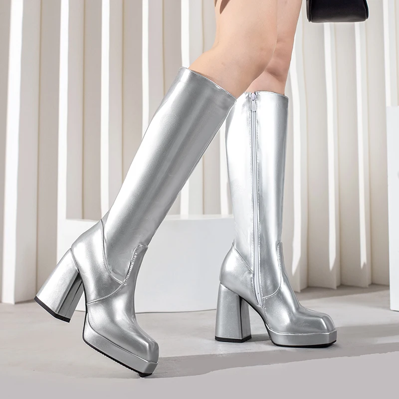 Stivali alti al ginocchio con  - Women'S Fashion Knee High Boots recensione e prezzo