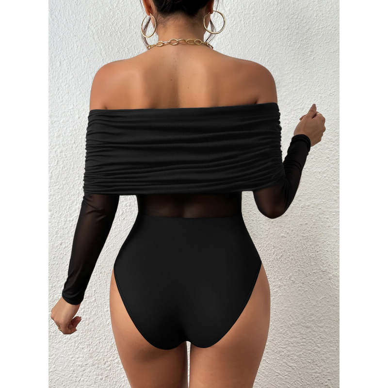 T-shirt aderente a maniche lun - Off Shoulder Top recensione e prezzo