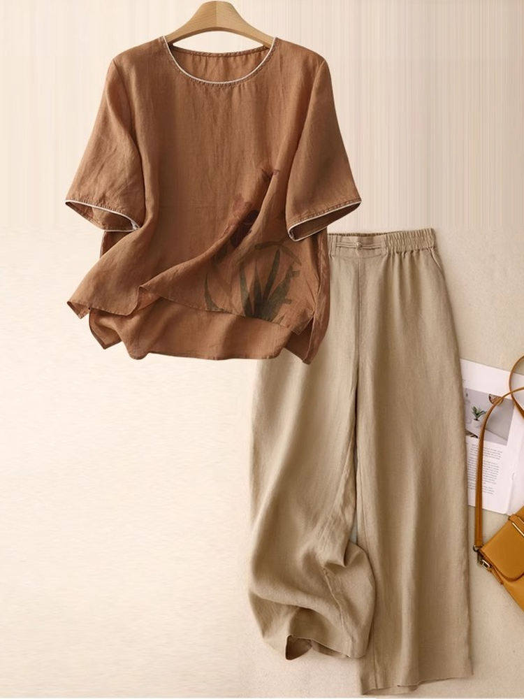 Completo Casual in Lino e Coto - Women Fashion Over 60 recensione e prezzo
