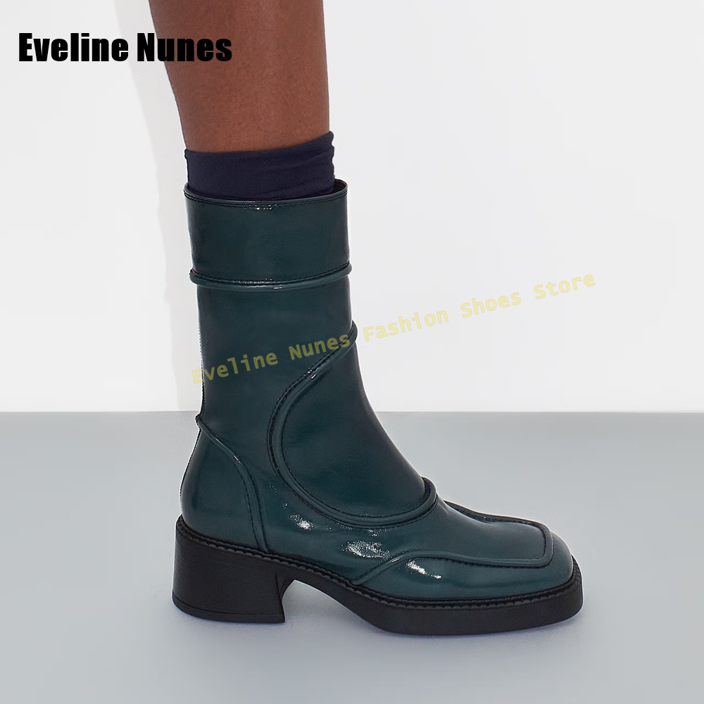 Stivali moda punta quadrata bl - Women'S Fashion Knee High Boots recensione e prezzo