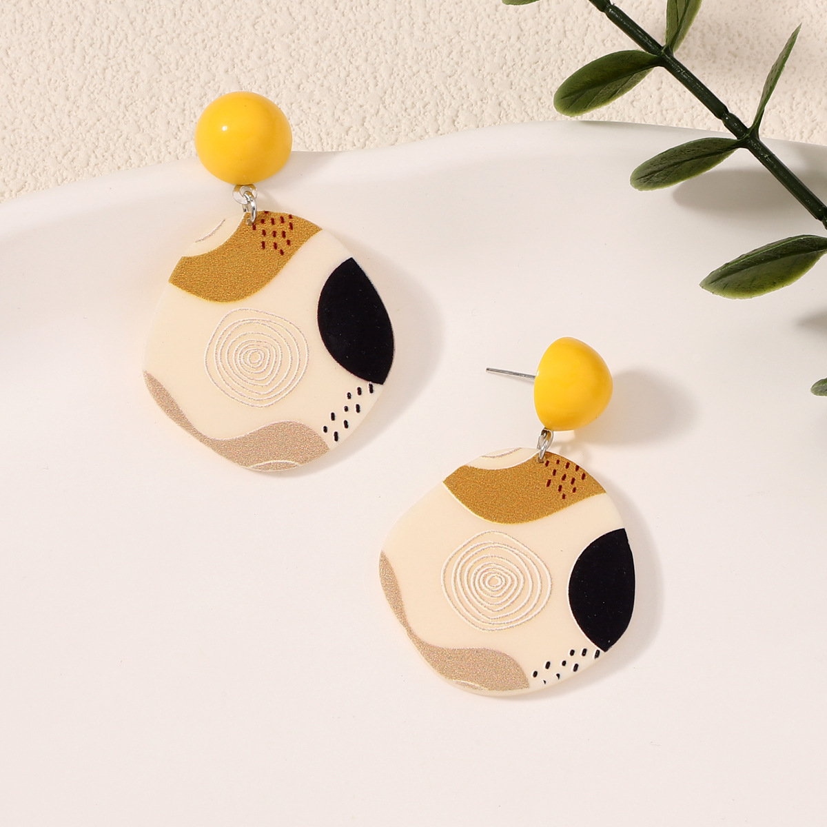 Orecchini geometrici rotondi d - Women'S Fashion E Commerce recensione e prezzo