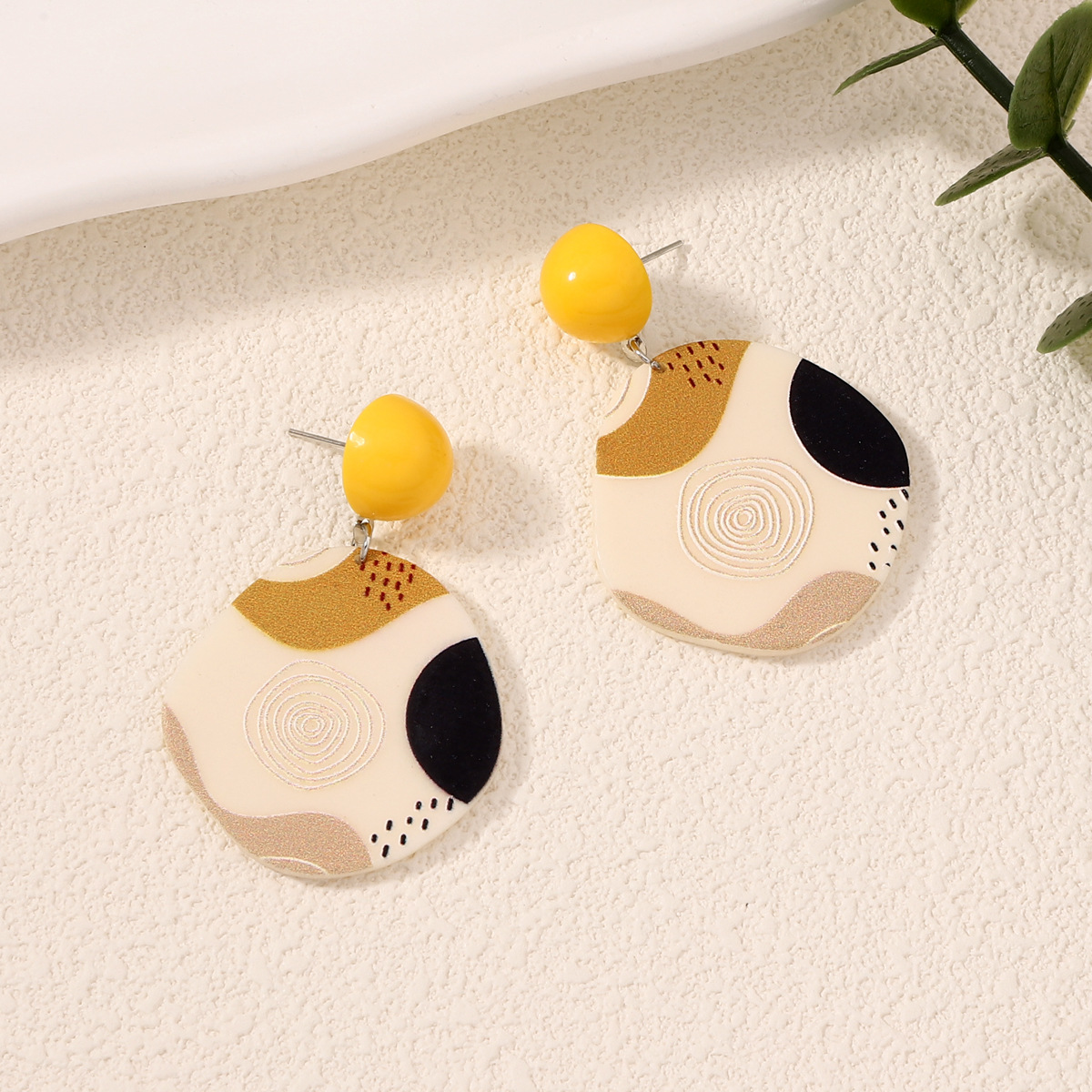 Orecchini geometrici rotondi d - Women'S Fashion E Commerce recensione e prezzo