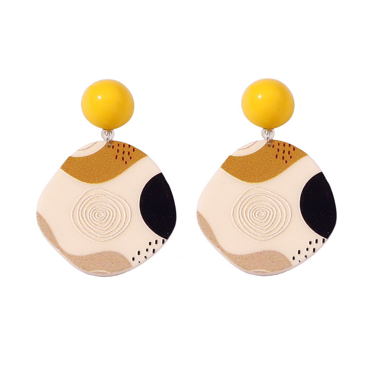 Orecchini geometrici rotondi d - Women'S Fashion E Commerce recensione e prezzo