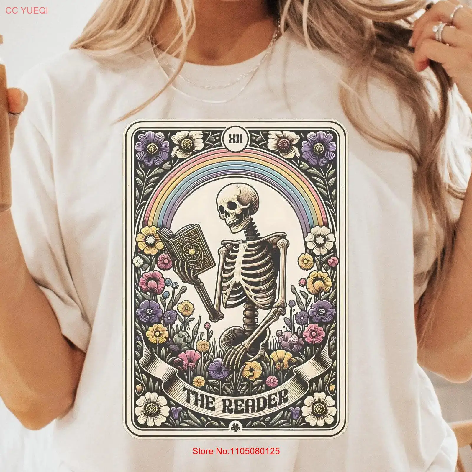 The Reader TaroT T Shirt Schel - Women'S Fashion Graphic Tees recensione e prezzo